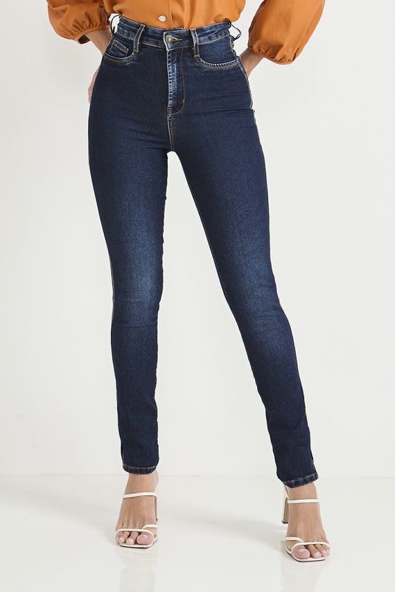 Calça Jeans Feminina Skinny Cigarrete Hot Pants Tradicional - DZ20773