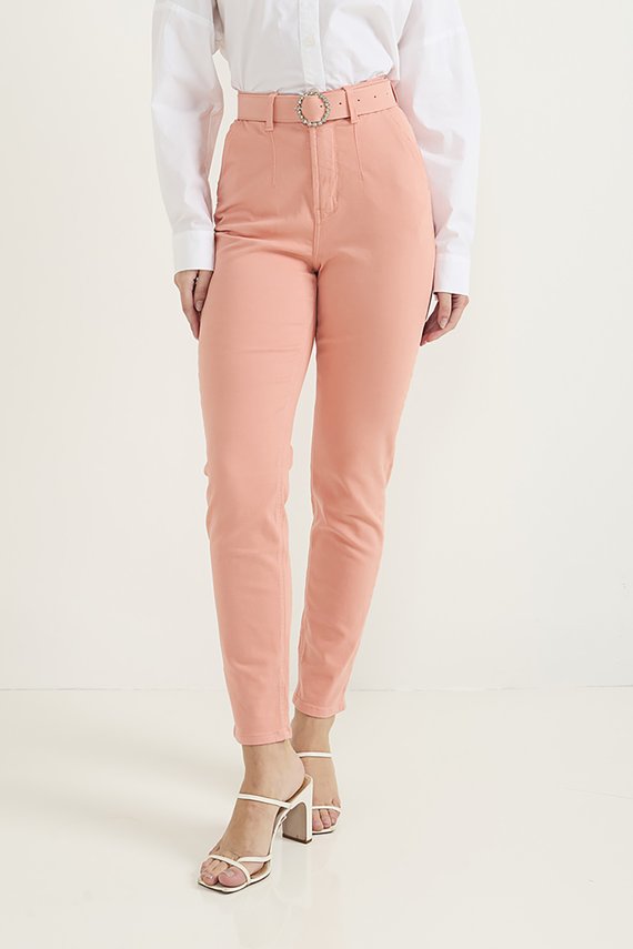 Calça Jeans Feminina Mom Fit Cigarrete Tradicional - DZ20786.C