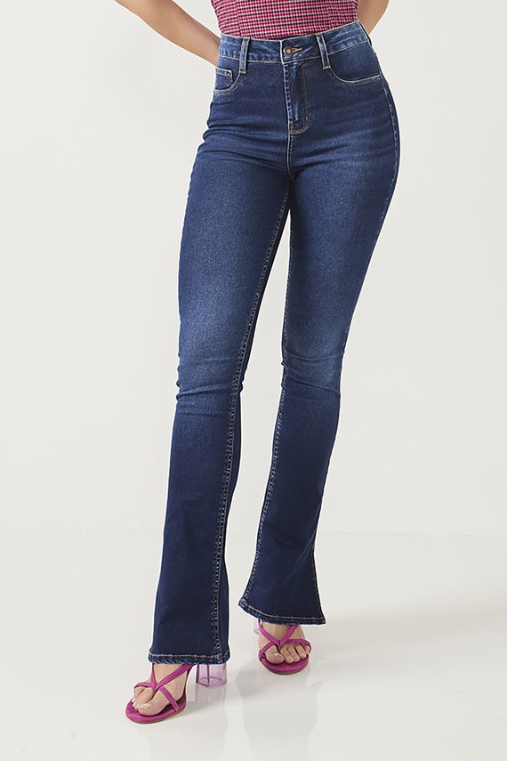 Calça Jeans Feminina New Boot Cut Tradicional - DZ20818