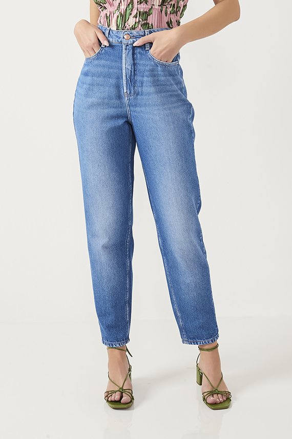 Calça Jeans Feminina Slouchy Cigarrete Tradicional - DZ20828