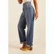 dz20150 2 alg calca jeans feminina dad pants com barra dobrada denim zero lado prox
