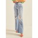 dz20227 1 alg calca jeans feminina wide leg flare com rasgos denim zero frente prox