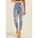 dz20237 1 re calca jeans feminina skinny hot pants cigarrete com rasgos denim zero frente prox