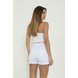 dz6775 alg shorts jeans feminino sport cintura alta com cordao denim zero costas
