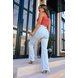 dnc20329 calca jeans feminina wide leg alongada com bolso faca costas easy resize com