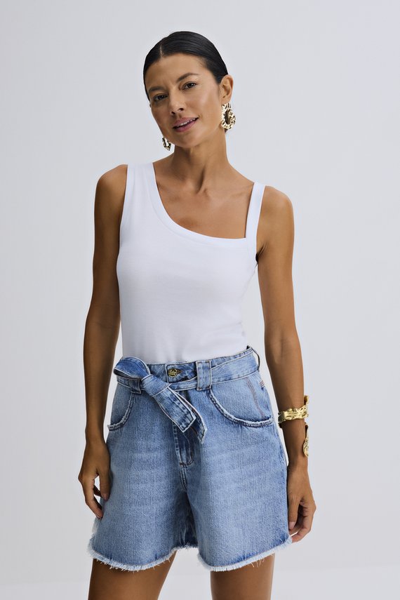 Regata Feminina Justa sem Mangas Tradicional - IDX13036.BRA