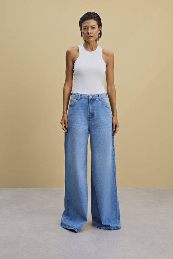 Calça Feminina Ballon com Cintura Alta Tradicional - IDX20168