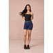dz4111 com bermuda jeans feminina slim meia coxa com cintura media frente 4