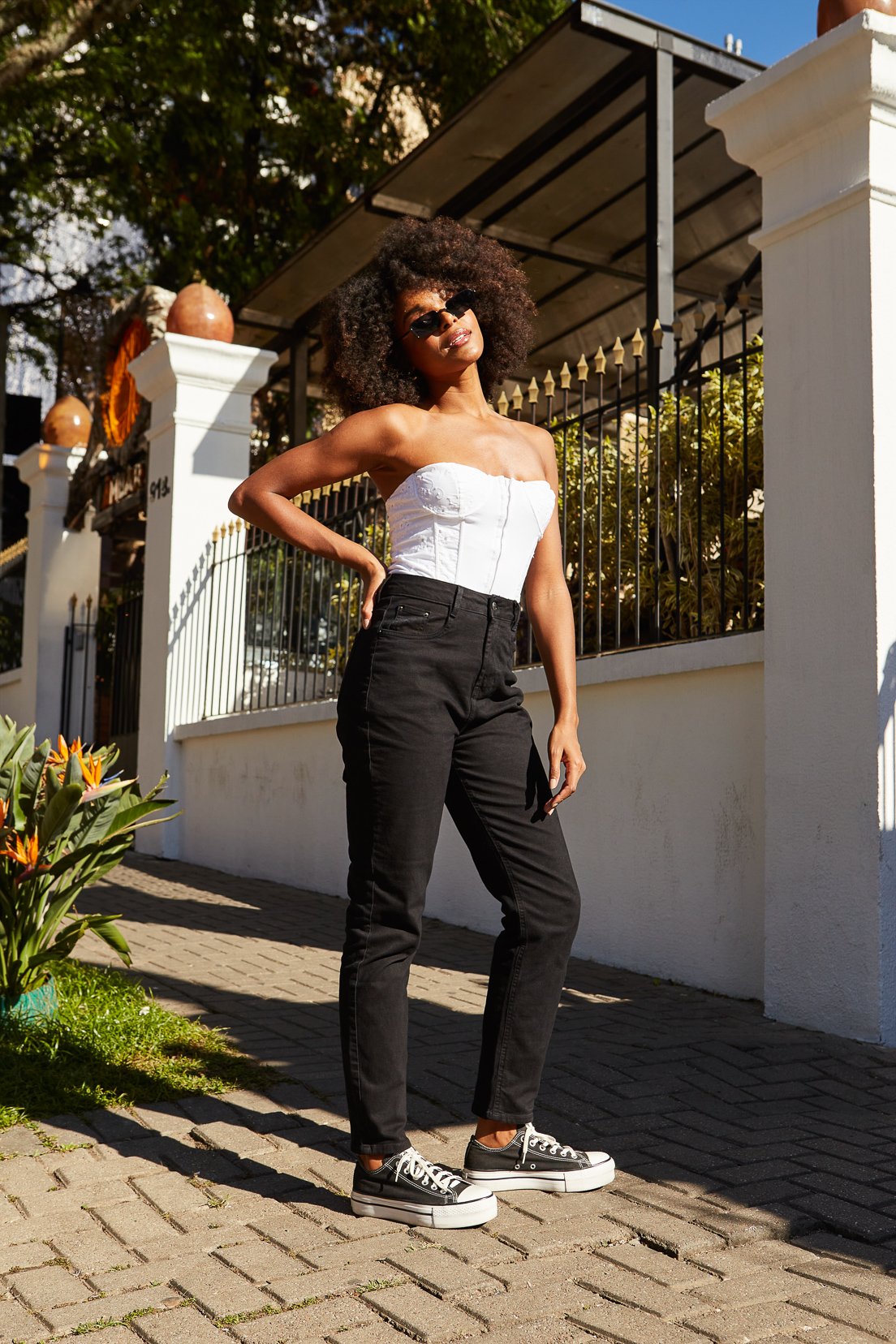 Jeans Cigarrete CalÇa Jeans Feminina Tradicional Calça Jeans Feminina Mom Fit Cigarrete Com Cintura Alta