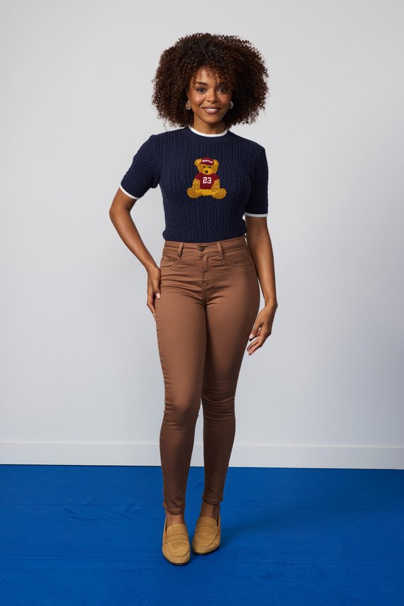 Calça Jeans Feminina Mom Fit Cigarrete Cintura Alta - DZ21338