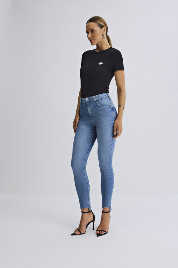 Calça Feminina Amsterdam Skinny com Cintura Alta Twiggy - IDX20139