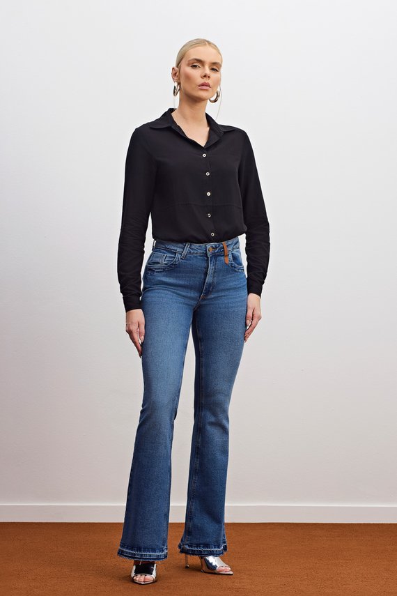 Calça Feminina Super Flare 29 Amsterdam Tradicional- IDX20035