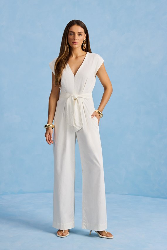 Macacão Feminino Amplo sem Mangas Tradicional - IDX8006.OFF