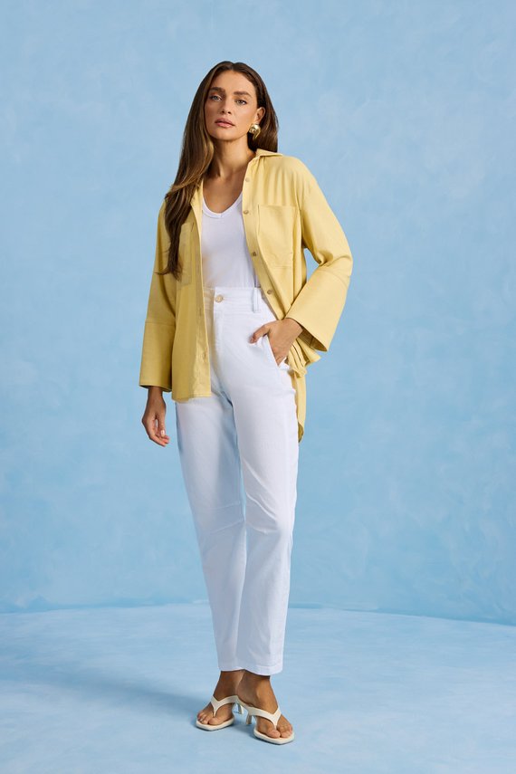 Calça Feminina Atlanta Barril com Cintura Baixa Cigarrete - IDX20192.BRA