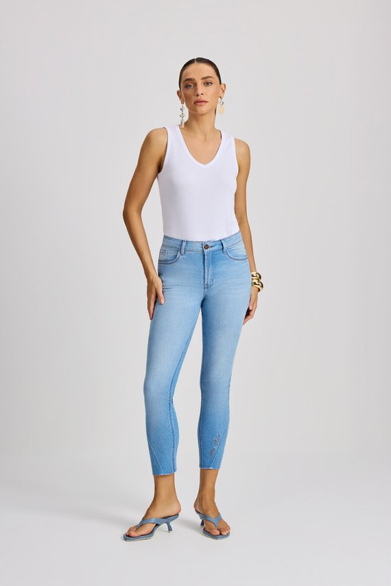 Calça Feminina London Skinny com Cintura Média Twigg - IDX20204