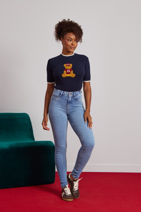 Calça Jeans Feminina Skinny Tradicional Cintura Média - DZ21414