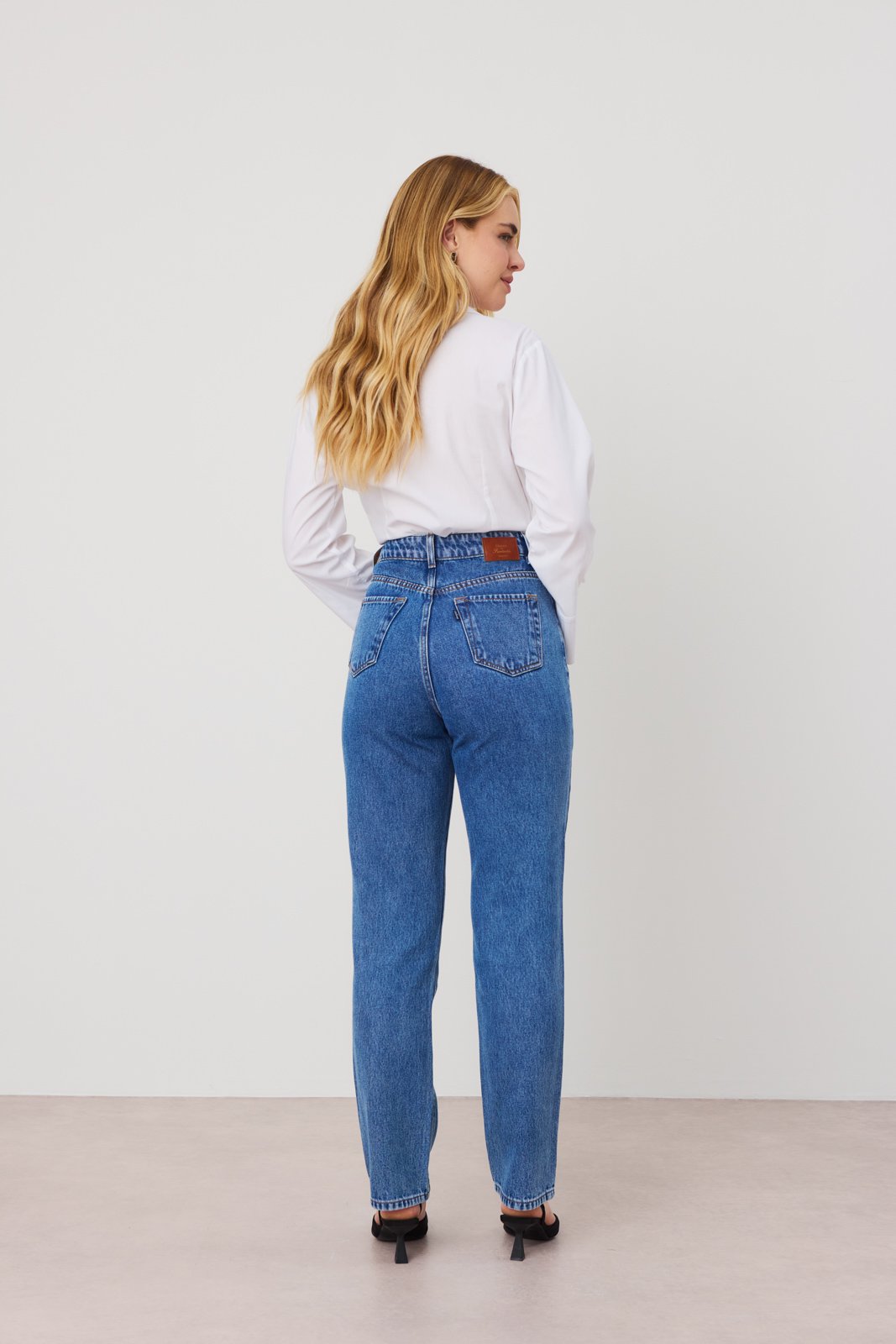 dz21231 alg calca jeans feminina reta tradicional cintura alta costas 2
