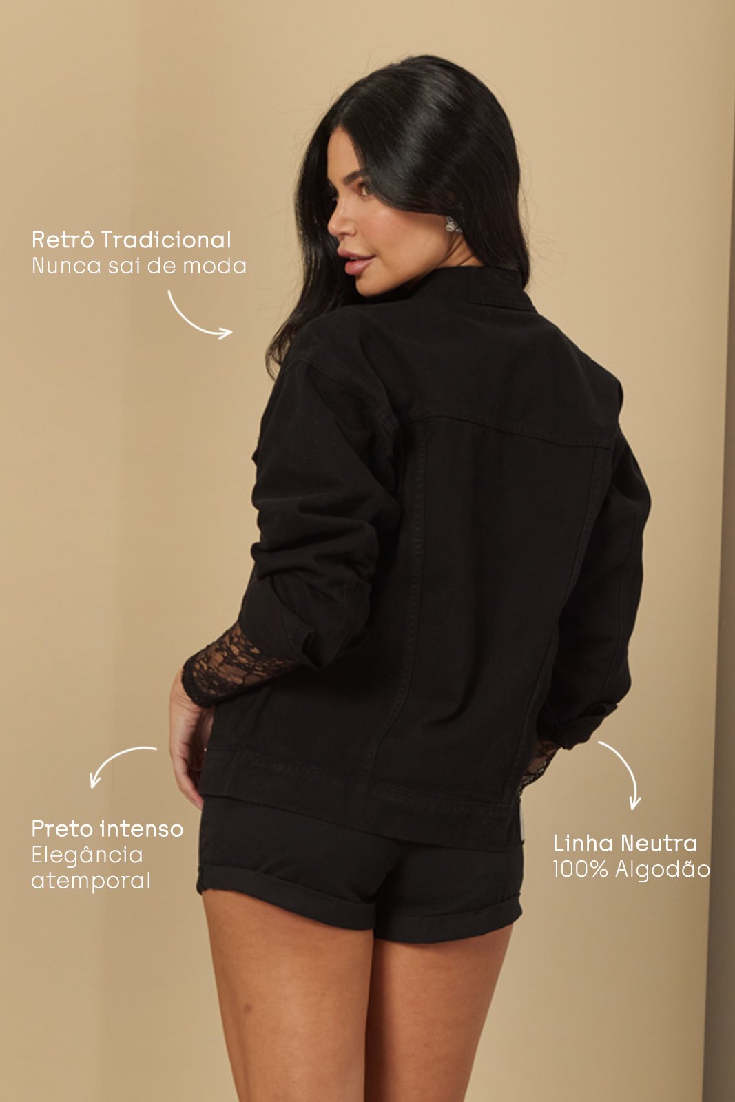 dz9223 p alg jaqueta jeans feminina retro tradicional manga longa costas 2