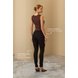 dz21295 pre com calca jeans feminina skinny tradicional cintura media costas