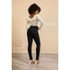 dz20810 p com calca jeans feminina skinny media tradicional preta costas 1
