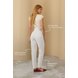 dz21228 bra com calca jeans feminina mom fit cigarrete cintura alta costas