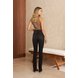 dz21574 com calca jeans feminina boot cut tradicional cintura media costas 4
